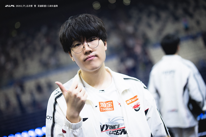 애니원즈 레전드(AL) '카엘' 김진홍(사진=LPL)