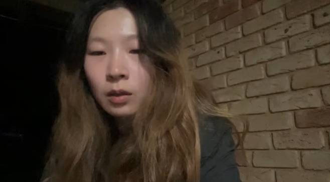 유튜버 길바닥 라이브 영상 갈무리