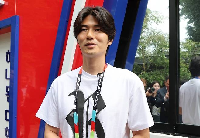 기성용이 지난 6월 10일(현지시간) 멕시코 과달라하라 인근 사포판에 위치한 2026 북중미 월드컵 대한민국 축구 국가대표팀 훈련장인 ‘치바스 바예 베르데’에서 취재진의 질문에 답하고 있다. 사포판 뉴스1