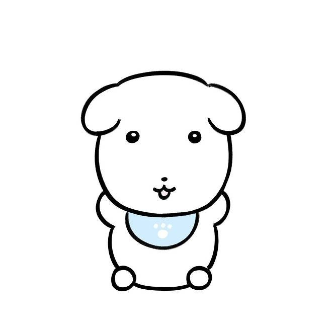 축 늘어진 귀와 순진한 표정이 매력인 강아지 캐릭터 ‘가나디’. 귀여운 외모와 달리 실패와 좌절, 외로움 등 현실적인 감정을 드러내며 젊은 층의 공감을 얻고 있다. 사진 출처 가나디 인스타그램