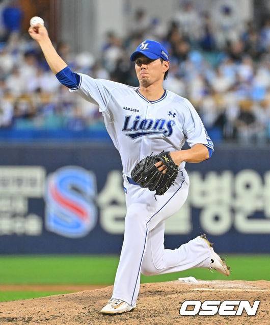 [OSEN=대구, 이석우 기자] 삼성 라이온즈 김재윤 122 2026.07.18 / foto0307@osen.co.kr