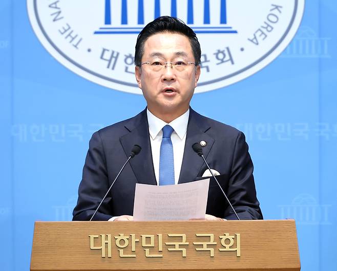 민주당 박성준 수석대변인. 연합뉴스