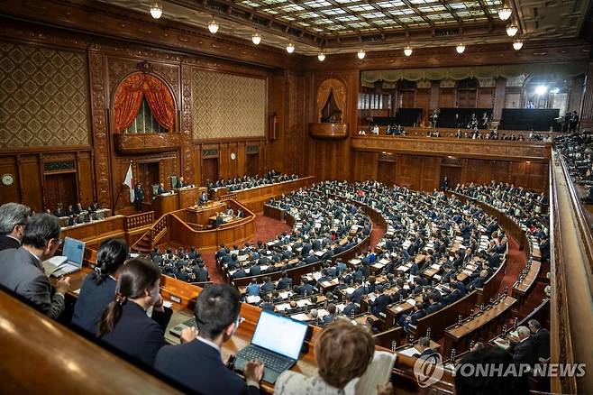 일본 국회 [AFP=연합뉴스 자료사진. 재판매 및 DB 금지]