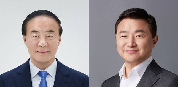 반도체(DS) 부문의 전영현 부회장(왼쪽부터), 모바일·가전(DX) 부문의 노태문 사장. [출처=삼성전자]