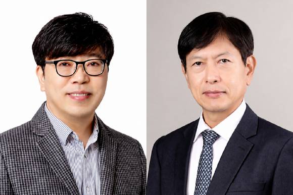 왼쪽부터 차선용 SK하이닉스 개발총괄 사장, 안현 미주총괄 사장 [사진=SK하이닉스]