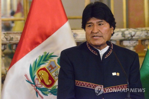에보 모랄레스 볼리비아 대통령 [AFP=연합뉴스 자료 사진]