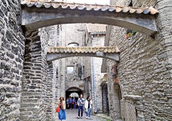 ②탈린 구시가에서도 가장 오래된 길, 카타리나 골목.