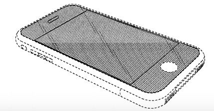둥근 모서리 특허권을 규정한 애플 677 특허권 개념도. (사진=미국 특허청)