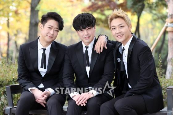 (왼쪽부터) NRG 멤버 천명훈, 노유민, 이성진 /사진=임성균 기자