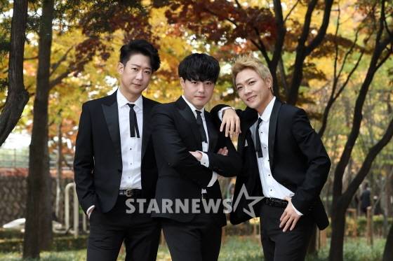 (왼쪽부터) NRG 멤버 천명훈, 노유민, 이성진 /사진=임성균 기자