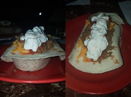 오웬 바토리라는 이름의 남성이 고든 램지에게 보낸 토르티아 사진