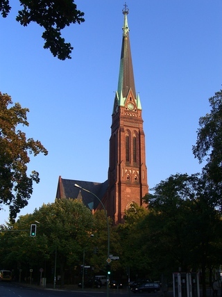 올해 창립 50돌을 맞은 베를린한인교회 전경.