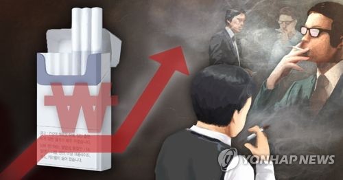 담배값 인상과 흡연율(PG) [제작 이태호] 사진합성, 일러스트 * 사진 EP