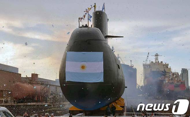 지난 15일 오전 교신을 마지막으로 대서양 남부에서 실종된 아르헨티나의 잠수함 ARA 산후안 호. ? AFP=뉴스1