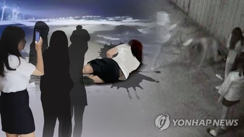 부산 강릉 여중생 폭행 사건(CG) [연합뉴스TV 제공]
