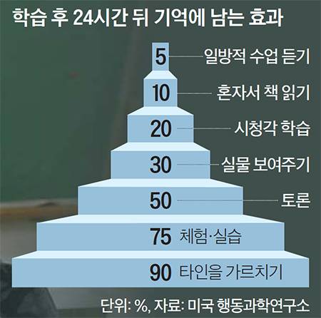 학습 후 24시간 뒤 기억에 남는 효과