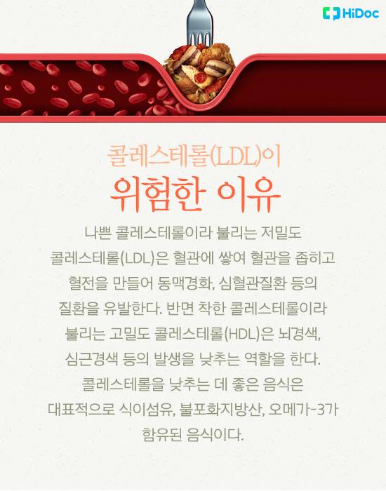 콜레스테롤 낮추는 음식