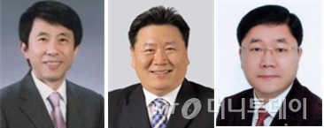 왼쪽부터 김태종 상무, 문헌재 상무, 권장오 상무 /사진제공=DGB금융