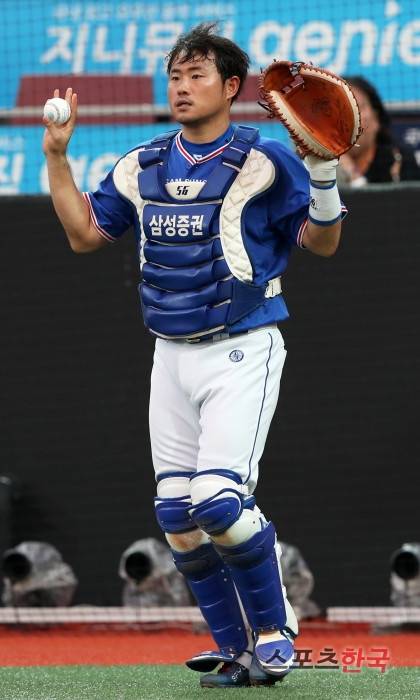 삼성 이지영. 스포츠코리아 제공