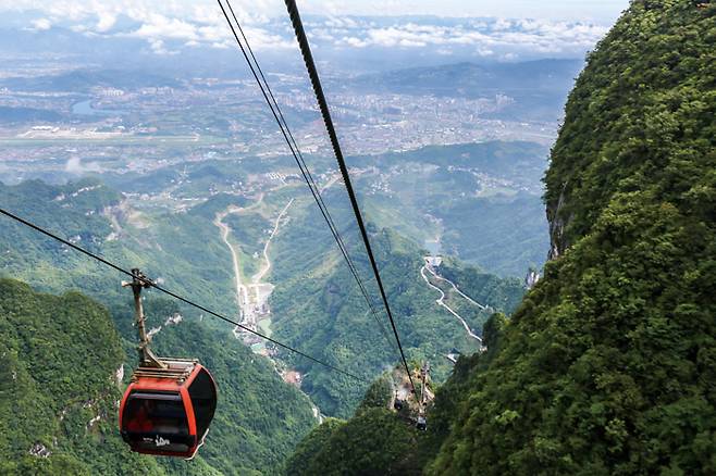 천자산 케이블카