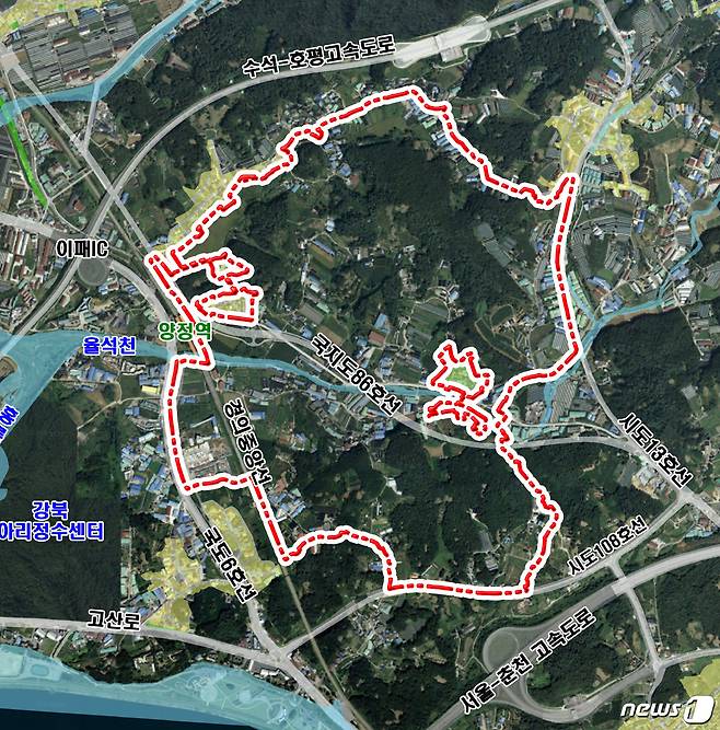 양정역세권사업 대상지역 © News1