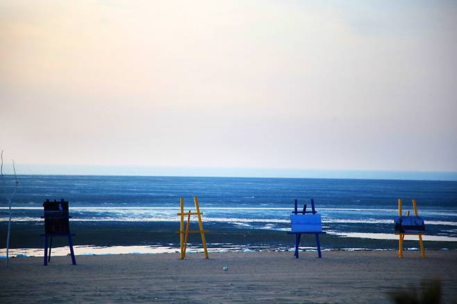 드라마와 영화 촬영지로 소문난 하나개해수욕장