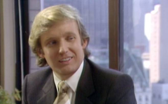 트럼프의 1980년 인터뷰 중 한 장면.