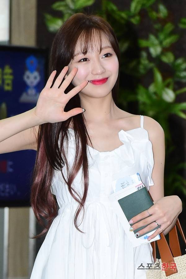 러블리즈 출국. 사진=김봉진 기자 view@hankooki.com