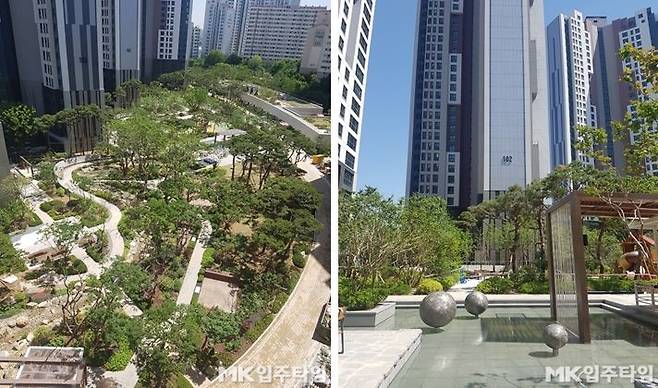 ’서울숲리버뷰자이’ 단지 조경