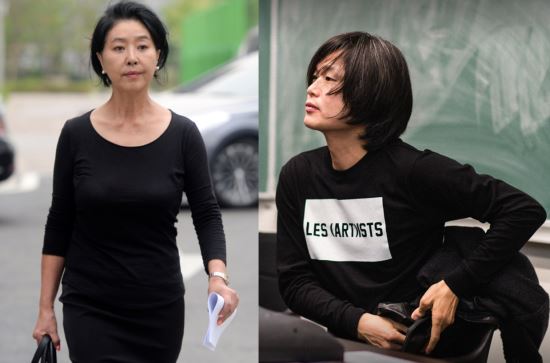 김부선씨(왼쪽)와 주진우 기자. 국민일보 자료사진