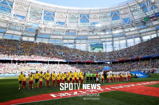 ▲ 한국과 스웨덴의 2018 러시아 월드컵 F조 조별리그 경기