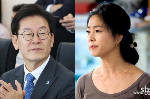 이재명 경기도지사 당선인(왼쪽)과 배우 김부선(오른쪽). 사진 연합뉴스, SBS