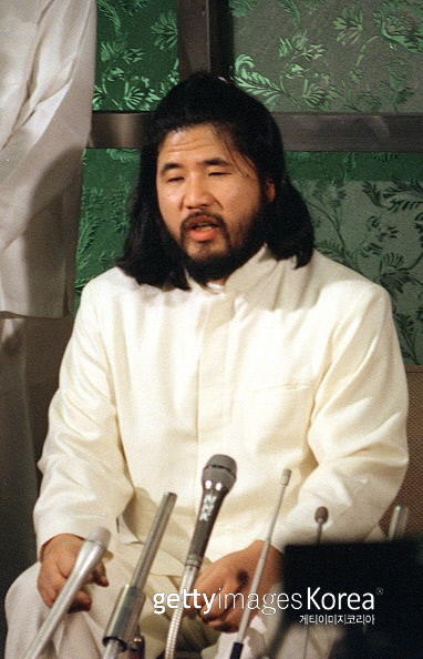 옴 진리교의 아사하라 쇼코 전 교주. 게티이미지코리아
