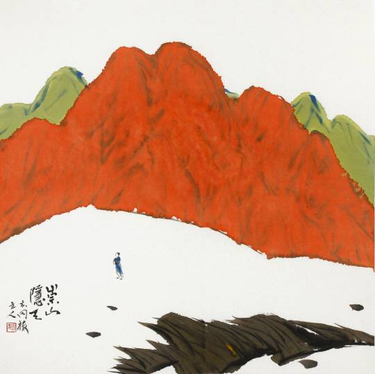 박노수 1970년작 ‘숭산은천’ /사진제공=종로구립박노수미술관