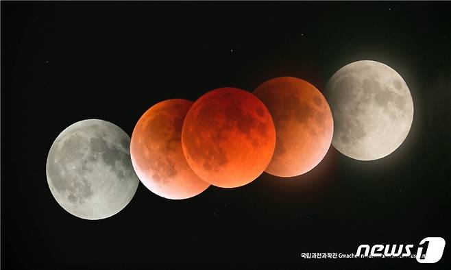 개기월식 사진© News1