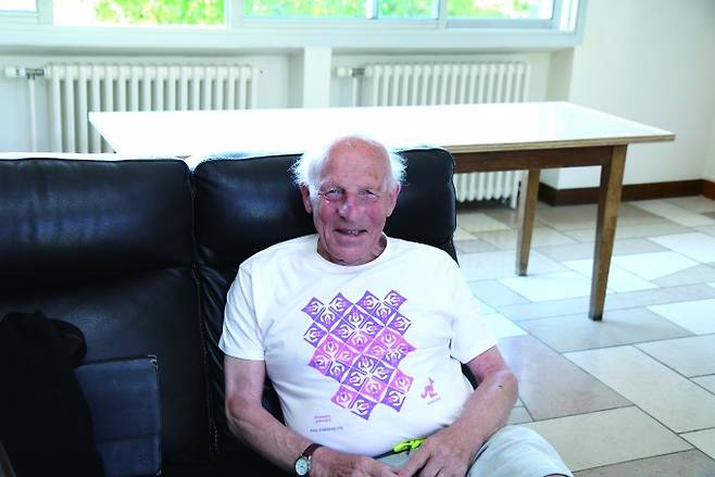 니콜라 부르바키 회원이었던 수학자 피에르 카르티에. - 조혜인 기자 제공