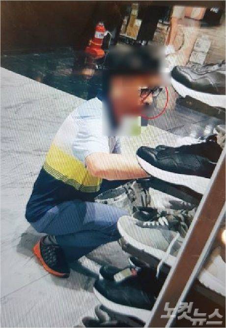 코주부 안경을 쓰고 백화점을 돌아다니며 절도행각을 벌인 50대 남성이 경찰에 붙잡혔다. (사진=부산경찰청 제공)