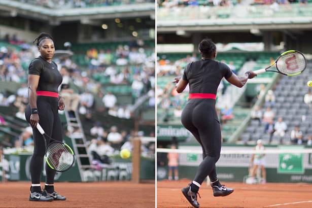 건강상의 이유로 캣 슈트를 선택한 세레나 윌리엄스.