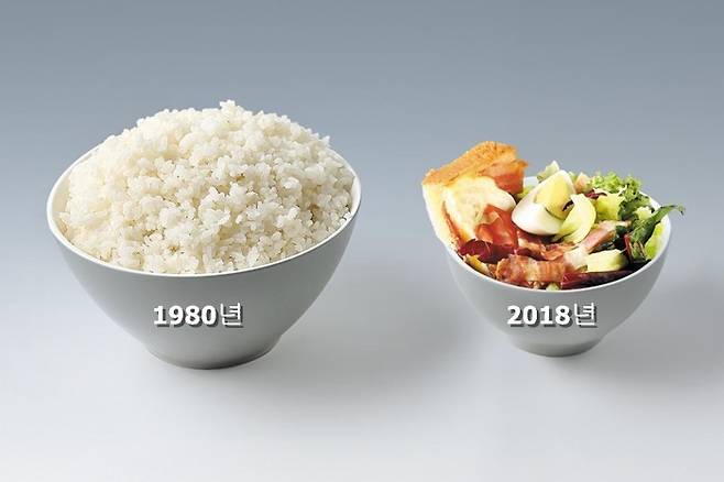 밥심이 변했다. 김 모락모락 나는 쌀밥 대신 빵, 면, 샐러드 등을 주식(主食)삼는 사람이 늘고 있다. 밥심 대신 '빵심,'면심','풀심'으로 사는 한국인들에게 이제 '밥=쌀'이라는 공식은 더는 유효하지 않다./양수열 영상미디어 기자