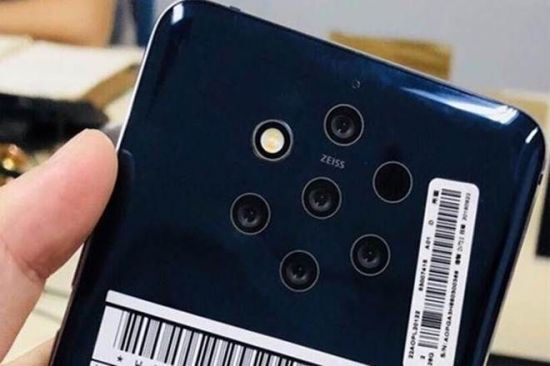 5개 카메라를 탑재한 노키아의 스마트폰(출시 예정)