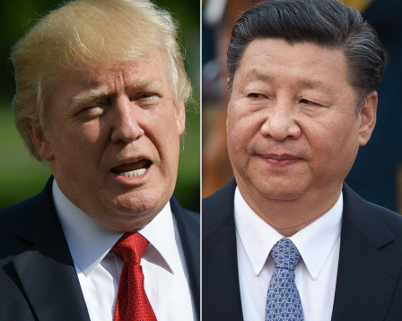 도널드 트럼프 미국 대통령(왼쪽)과 시진핑 중국 국가주석. 연합뉴스 제공