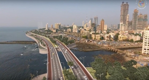 뭄바이 남부 해안도로 2공구 건설공사 조감도 [현대산업개발 제공]