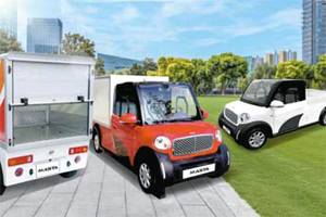 마스타자동차가 생산할 예정인 전기차 모델.