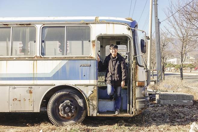 이종원씨(23)가 경북 풍기에서 촬영한 현대 FB500 버스 /사진 제공=이종원씨