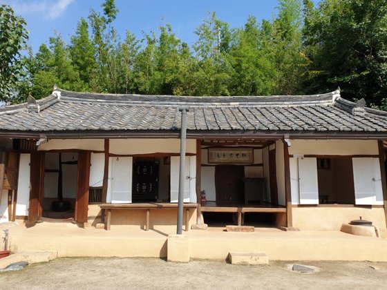 대구 동구 팔공산 자락에 위치한 노태우 전 대통령 생가. 대구=백경서 기자