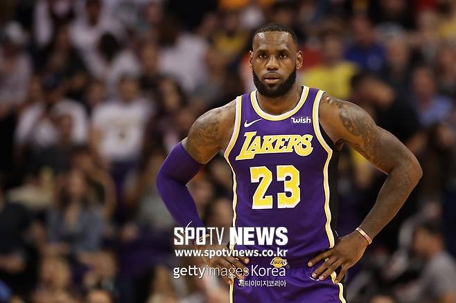 ▲ 르브론 제임스.