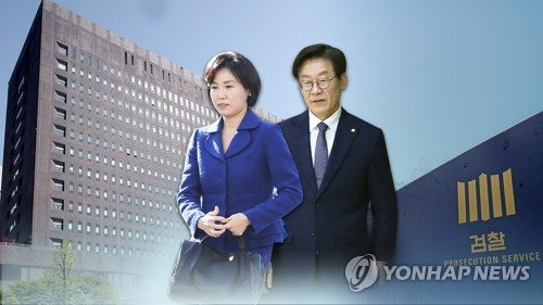 검찰, 이재명 경기지사-김혜경씨 부부 압수수색 . 사진=연합뉴스