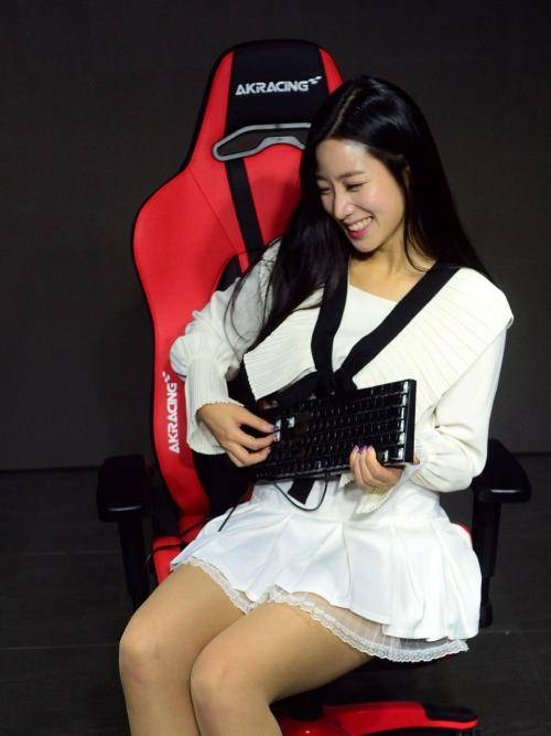 액토즈 아레나에서 세계일보와 인터뷰를 진행 중인 ‘베리굿’ 조현. 김경호 기자