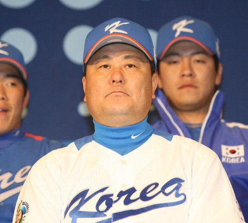 2009년 WBC 대표팀 김성한 코치
