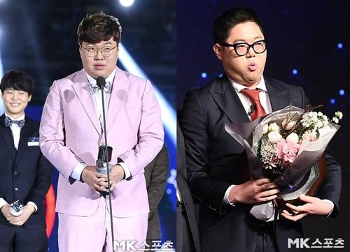 봉준과 감스트가 ‘2018 아프리카TV 페스티벌 BJ어워드’ 대상 3관왕에 올랐다. 사진=옥영화, 천정환 기자